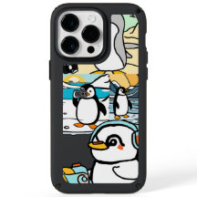 iPhone-Gehäuse mit Pinguin, die Fotos machen