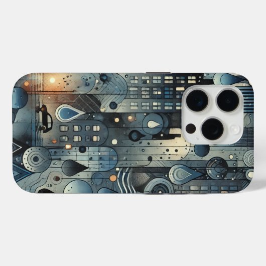 iPhone-Gehäuse mit regnerischem Stadtgefühl Case-Mate iPhone Hülle (Rückseite (Horizontal))