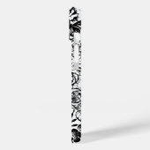 iPhone-Gehäuse mit schwarz-weißem Blumenmuster Case-Mate iPhone Hülle (Rückseite / Links)