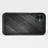 iPhone-Gehäuse mit schwarzem Holzmuster Case-Mate iPhone Hülle (Rückseite (Horizontal))