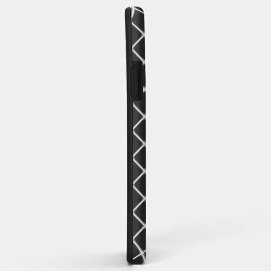 iPhone-Gehäuse mit schwarzem Square-Muster Case-Mate iPhone Hülle (Hinten/Rechts)
