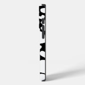 iPhone-Gehäuse mit schwarzem und weißem Herz Case-Mate iPhone Hülle (Rückseite / Links)