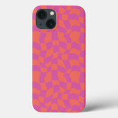 iPhone-Gehäuse mit Trippy-Checkerboard Case-Mate iPhone Hülle (Rückseite)