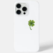 iPhone-Gehäuse mit vierblättrigem Kleber Case-Mate iPhone Hülle (Rückseite)