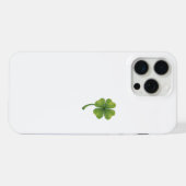 iPhone-Gehäuse mit vierblättrigem Kleber iPhone Hülle (Rückseite (Horizontal))