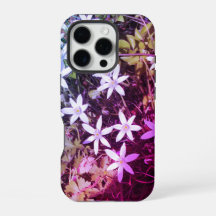 iPhone-Gehäuse mit weißem Stern Blume