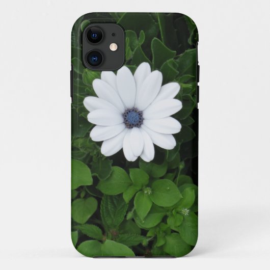 iPhone-Gehäuse mit weißer Blume Case-Mate iPhone Hülle (Rückseite)