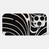 iPhone-Gehäuse Schwarzweiß-Wellen Case-Mate iPhone Hülle (Rückseite (Horizontal))