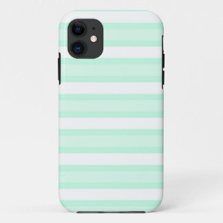 iPhone-Gehäuse von Aqua Stripe iPhone 11 Hülle