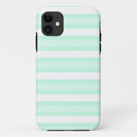 iPhone-Gehäuse von Aqua Stripe Case-Mate iPhone Hülle (Rückseite)
