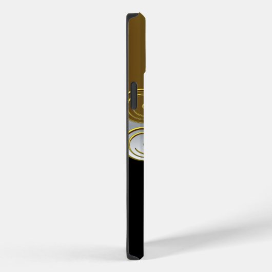 iPhone Green Gold Schwarz-weiß Butterfly Case-Mate iPhone Hülle (Rückseite / Rechts)