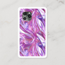 iPhone Handy Instagram Blogger Holograph Visitenkarte