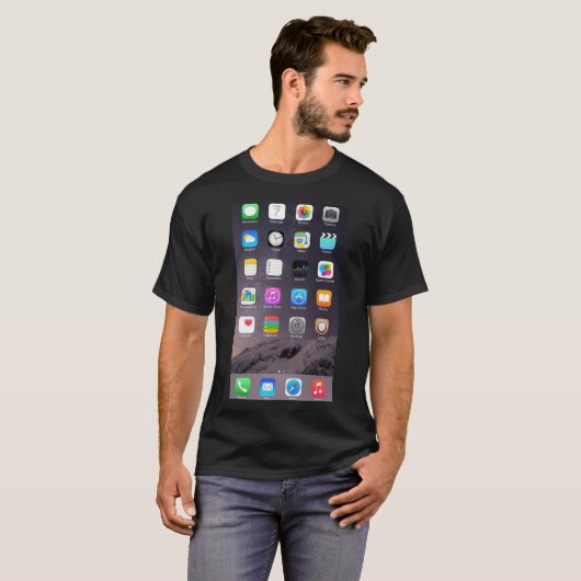 iPhone Homescreen Classic T - Shirt (Vorne ganz)