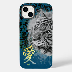 IPHONE-HÜLLE ANTIKE SPITZE GEMALT TIGER KANJI LIEB Case-Mate iPhone 14 PLUS HÜLLE