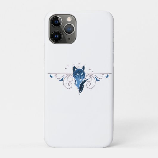 iPhone-Hülle Blaues Wolfsdesign Case-Mate iPhone Hülle (Rückseite)