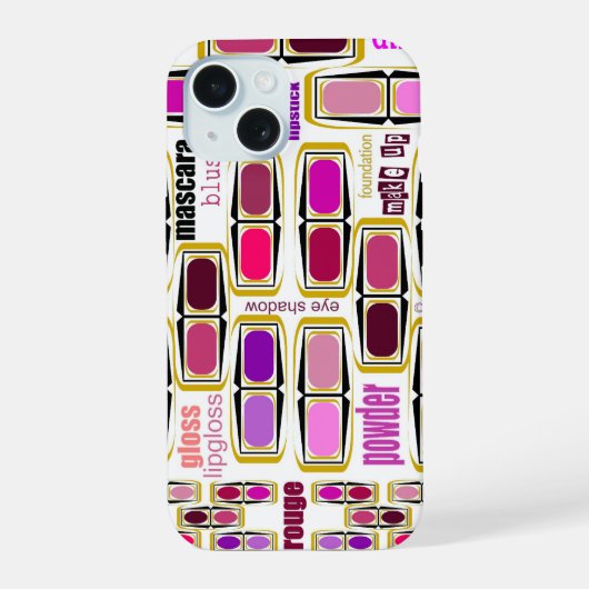 iPhone-Hülle Design Make-up iPhone 15 Hülle (Rückseite)