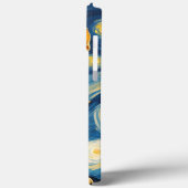 iPhone Hülle | Elf Sphynx Cat Painting Art Van Gog (Rückseite / Links)