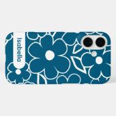 iPhone-Hülle florales farbenfrohes Muster ästhetis Case-Mate iPhone Hülle (Rückseite (Horizontal))