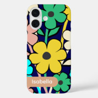 iPhone-Hülle florales farbenfrohes Muster ästhetis