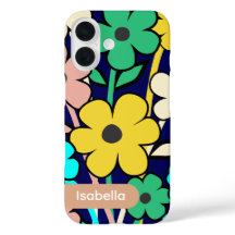 iPhone-Hülle florales farbenfrohes Muster ästhetis