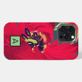 IPHONE-HÜLLE JAPANISCHER MOHN CUSTOM INITIAL iPhone HÜLLE (Rückseite (Horizontal))