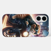 IPHONE-HÜLLE KATZE AUF MOTORRAD Case-Mate iPhone HÜLLE (Rückseite (Horizontal))