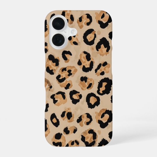 iPhone-Hülle "Leopardenprint" iPhone 16 Hülle (Rückseite)