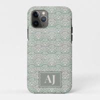 iPhone-Hülle mit Anfangsbuchstaben und gewellten O