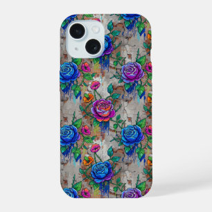 iPhone-Hülle mit Blumen iPhone 15 Hülle