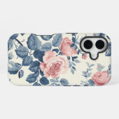 iPhone-Hülle mit Blumen. iPhone 16 Hülle (Rückseite (Horizontal))