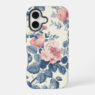 iPhone-Hülle mit Blumen. iPhone 16 Hülle