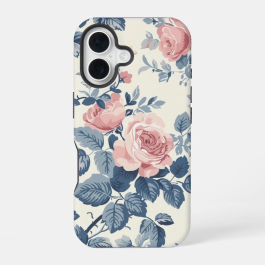 iPhone-Hülle mit Blumen. iPhone 16 Hülle (Rückseite)