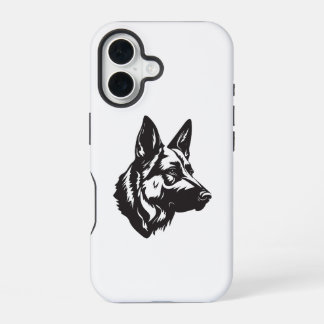 iPhone-Hülle mit Gesicht eines Deutschen Schäferhu iPhone 16 Hülle