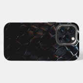 iPhone-Hülle mit schwarzer Drachenschuppe iPhone Hülle (Rückseite (Horizontal))