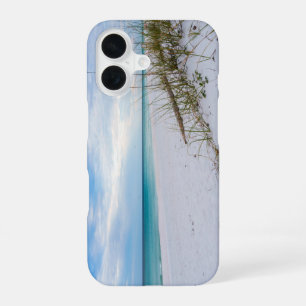 iPhone-Hülle mit Strandhafer und weißem Sandstrand iPhone 16 Hülle