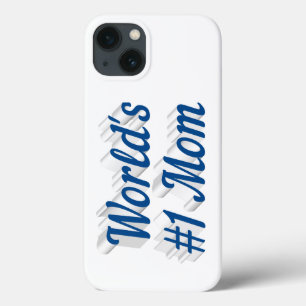 iPhone-Hülle mit Text 'Mom sea blue' Case-Mate iPhone Hülle