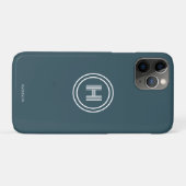 iPhone-Hülle | Modernes einfaches Monogramm Case-Mate iPhone Hülle (Rückseite (Horizontal))