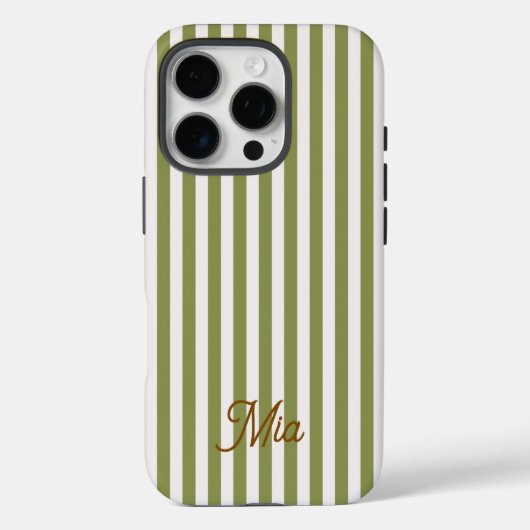 iPhone-Hülle personalisiert gestreift mit individu Case-Mate iPhone Hülle (Rückseite)