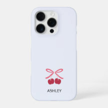 iPhone-Hülle | Süßer Kirsch-Schleifen-Cover