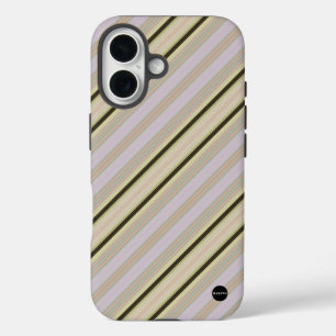 iPhone-Hülle Vertikaler Streifen gelb HAMbWG iPhone 16 Hülle
