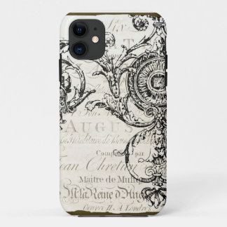 iPhone-Hülle Vintage-Ephemera französische Schrift Case-Mate iPhone Hülle