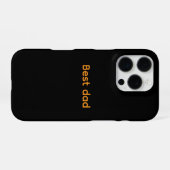 iPhone-Hüllen bester Papa iPhone Hülle (Rückseite (Horizontal))