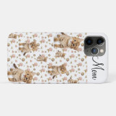 iPhone-Hüllen Blumen-Kätzchen-Mama Case-Mate iPhone Hülle (Rückseite (Horizontal))