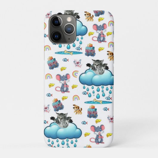 iPhone-Hüllen Hund Maus Fisch Regenbogen Katze Case-Mate iPhone Hülle (Rückseite)