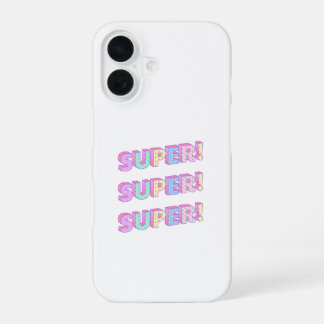 iPhone-Hüllen mit dem Titel "SUPER" iPhone 16 Hülle