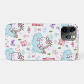 iPhone-Hüllen Rosa, Blau Einhorn Regenbogen Katze  Case-Mate iPhone Hülle (Rückseite (Horizontal))