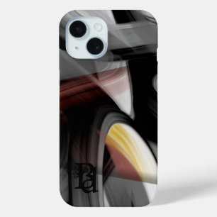 iPhone Hüllen Trend Abstract Schwarz Weiß Pulverig