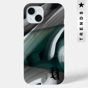 iPhone-Hüllen Trend Abstrakte Kunst Schwarz Weiß G iPhone 15 Hülle