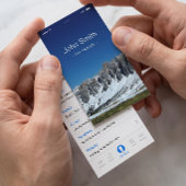iPhone iOS Anpassbare flache Benutzeroberfläche Visitenkarte