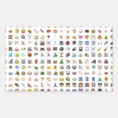 iPhone / iOS emojis Rechteckiger Aufkleber (Vorderseite)